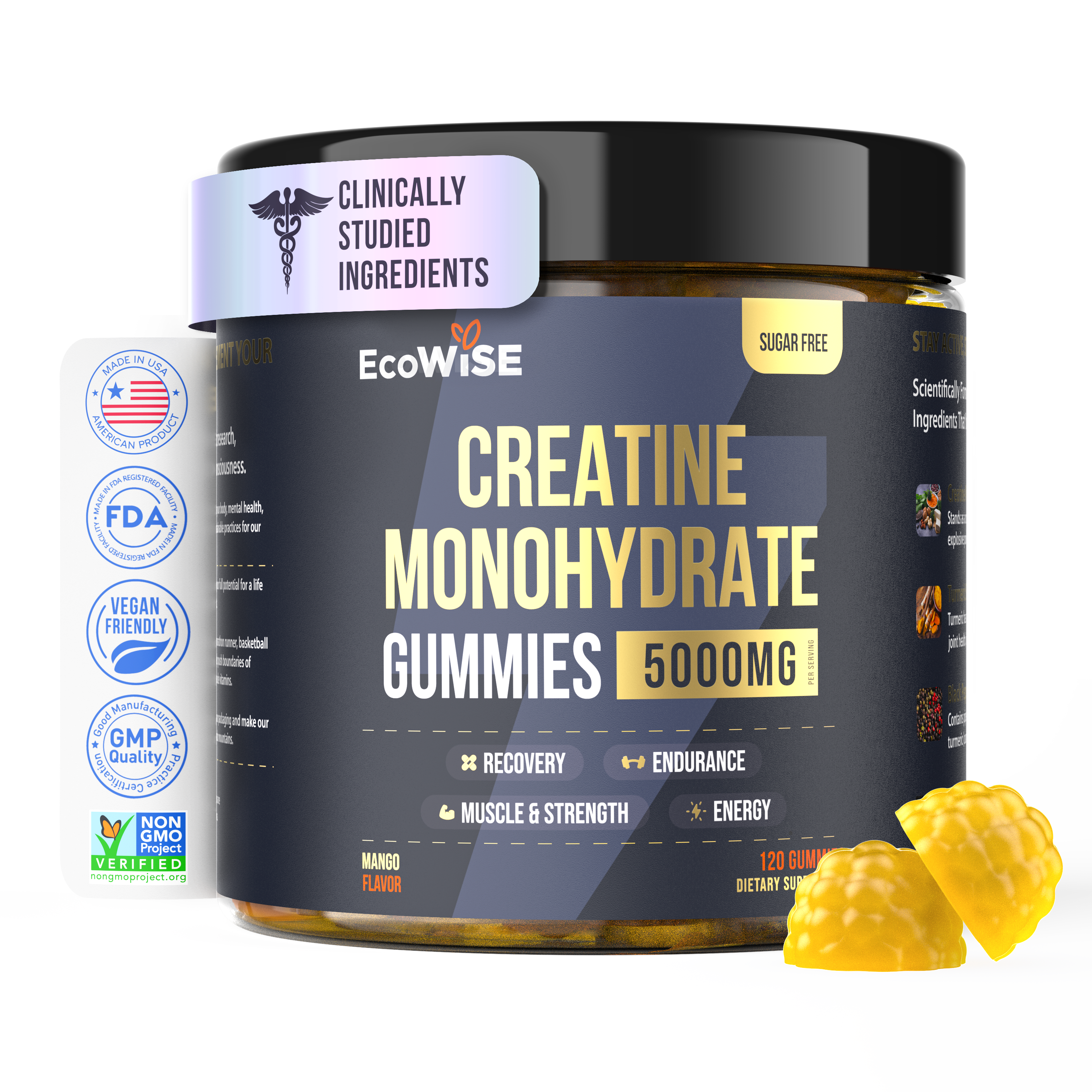 Ecowise Monohydrate Gummies