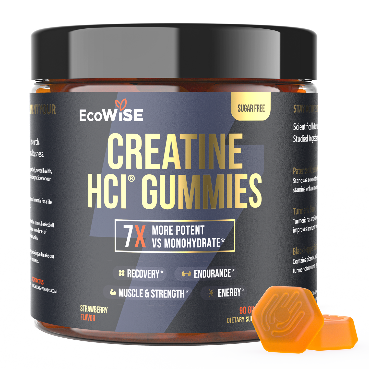 EcoWise Creatine HCl Gummies.