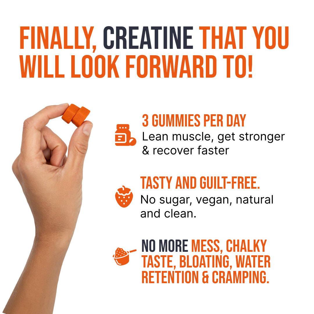 ECOWISE CREATINE HCI Gummies RProduct SF