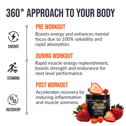 EcoWise Creatine HCl Gummies.