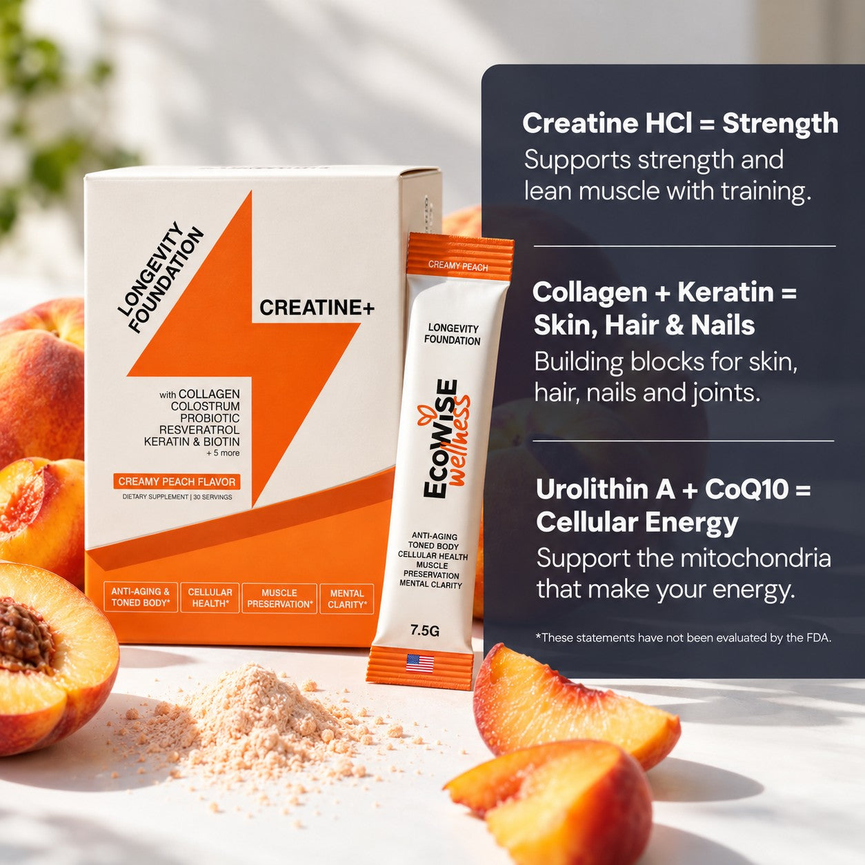 Creamy Peach — What each ingredient does