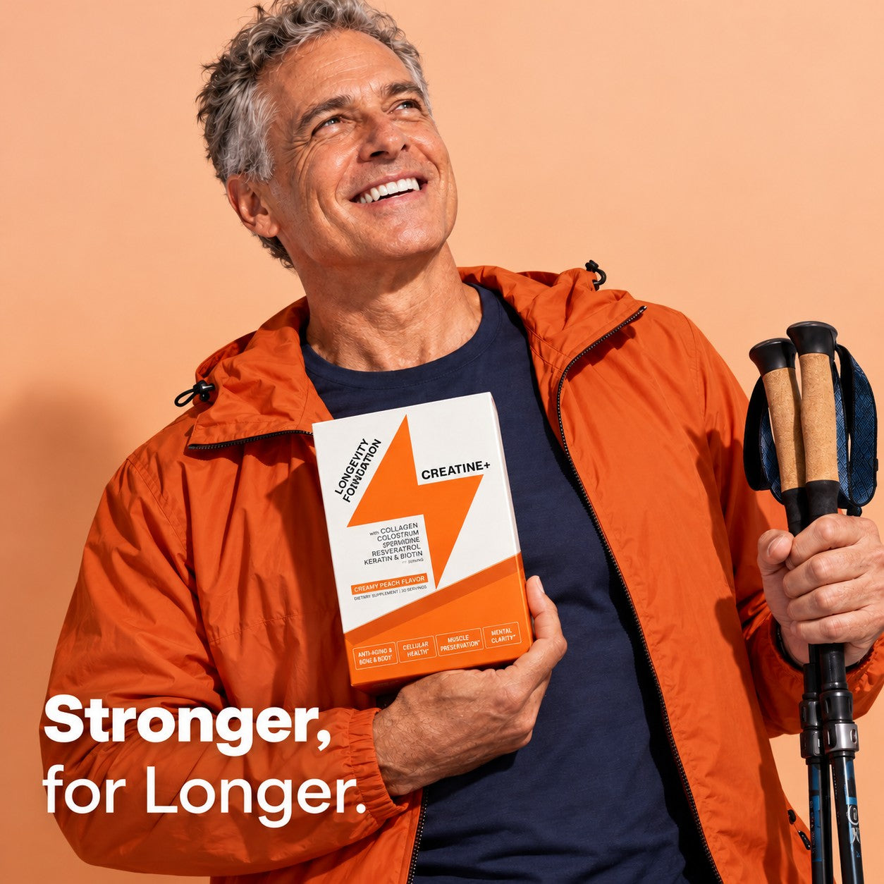Creamy Peach — Stronger, for longer